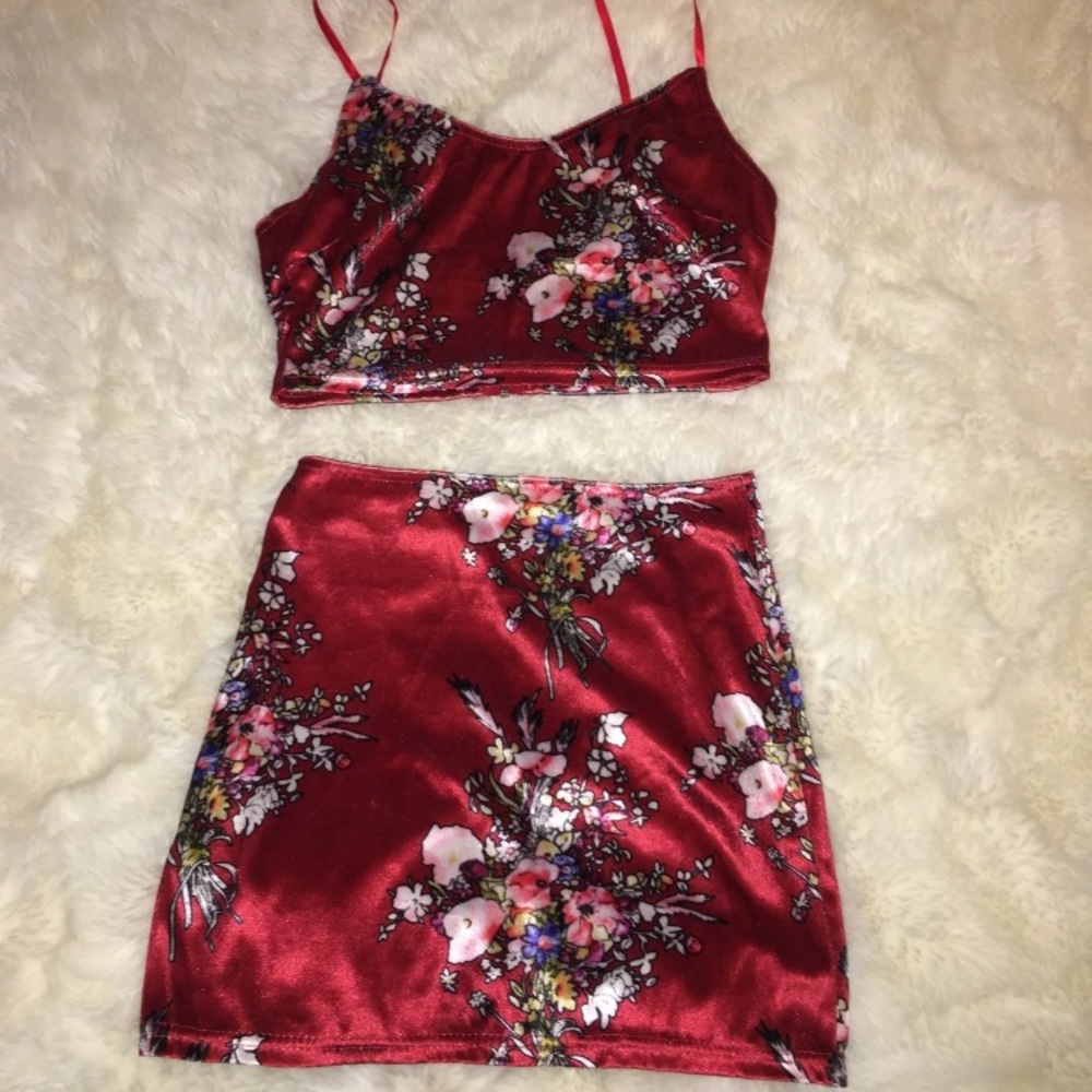 Floral two piece set